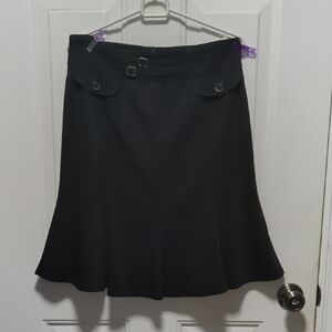 Chic Black A-Line Women's Skirt
